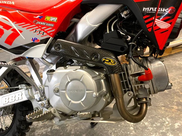 P3 Carbon Heat Shield | Honda CRF110 Yoshimura & ProCircuit | 2019-2024